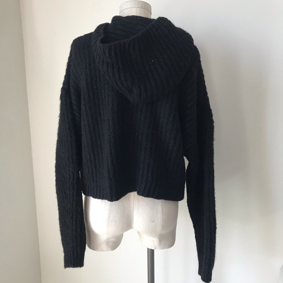 UO Harlow Ribbed Knit Hooded Sweater - Picture 8 of 8